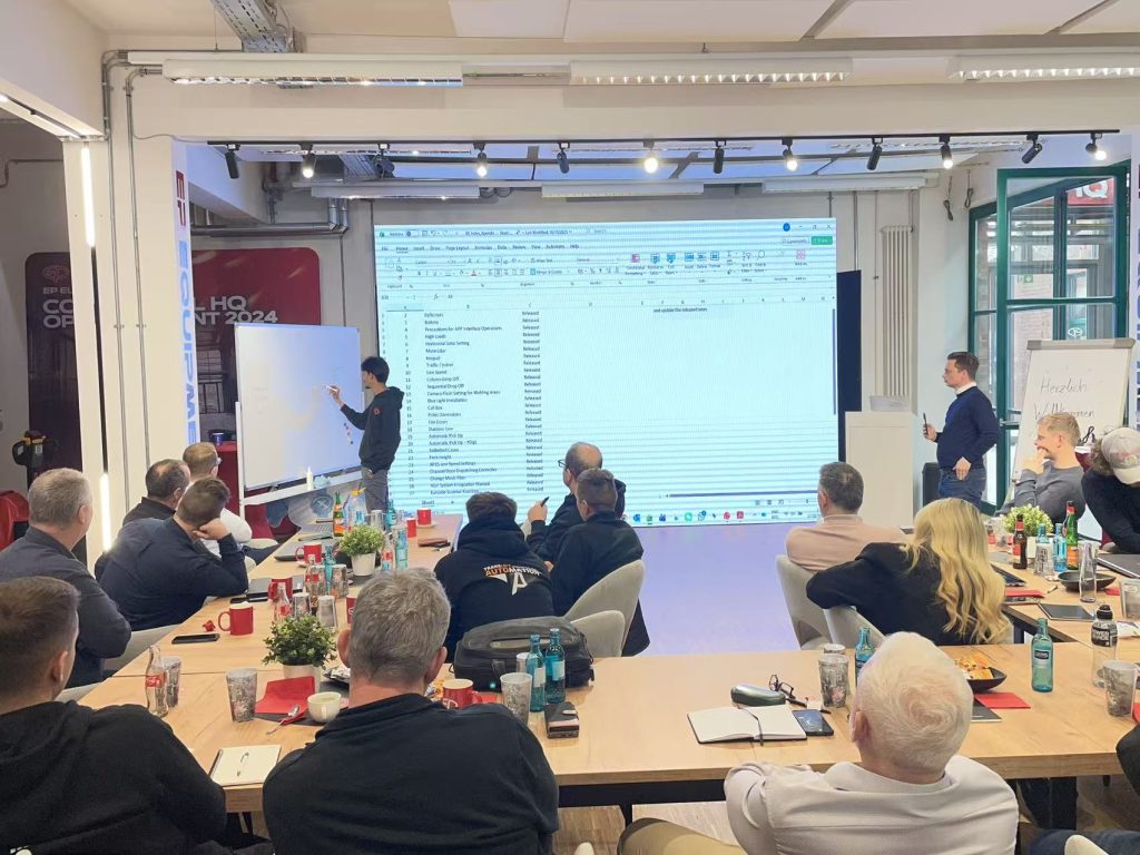 Dealers participating in a workshop
