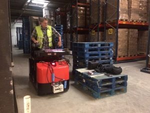Buro Andersom testing day with JX1 order picker and EPT 12EZ electric pallet truck