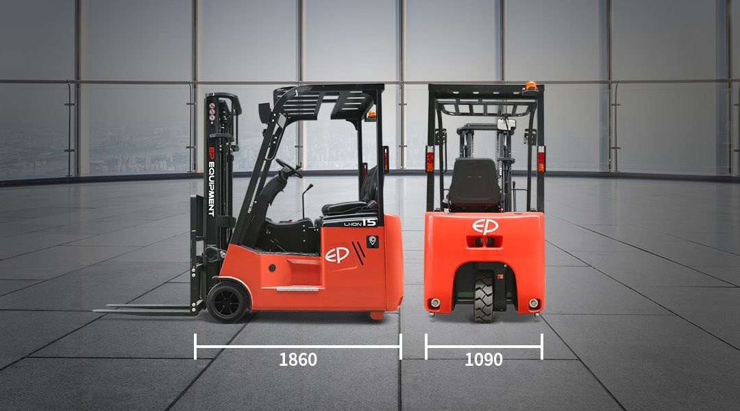Forklifts with dimensions