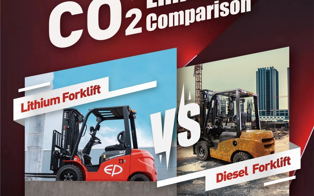 Lithium Forklift VS Diesel Forklift: CO2 Emissions Comparison