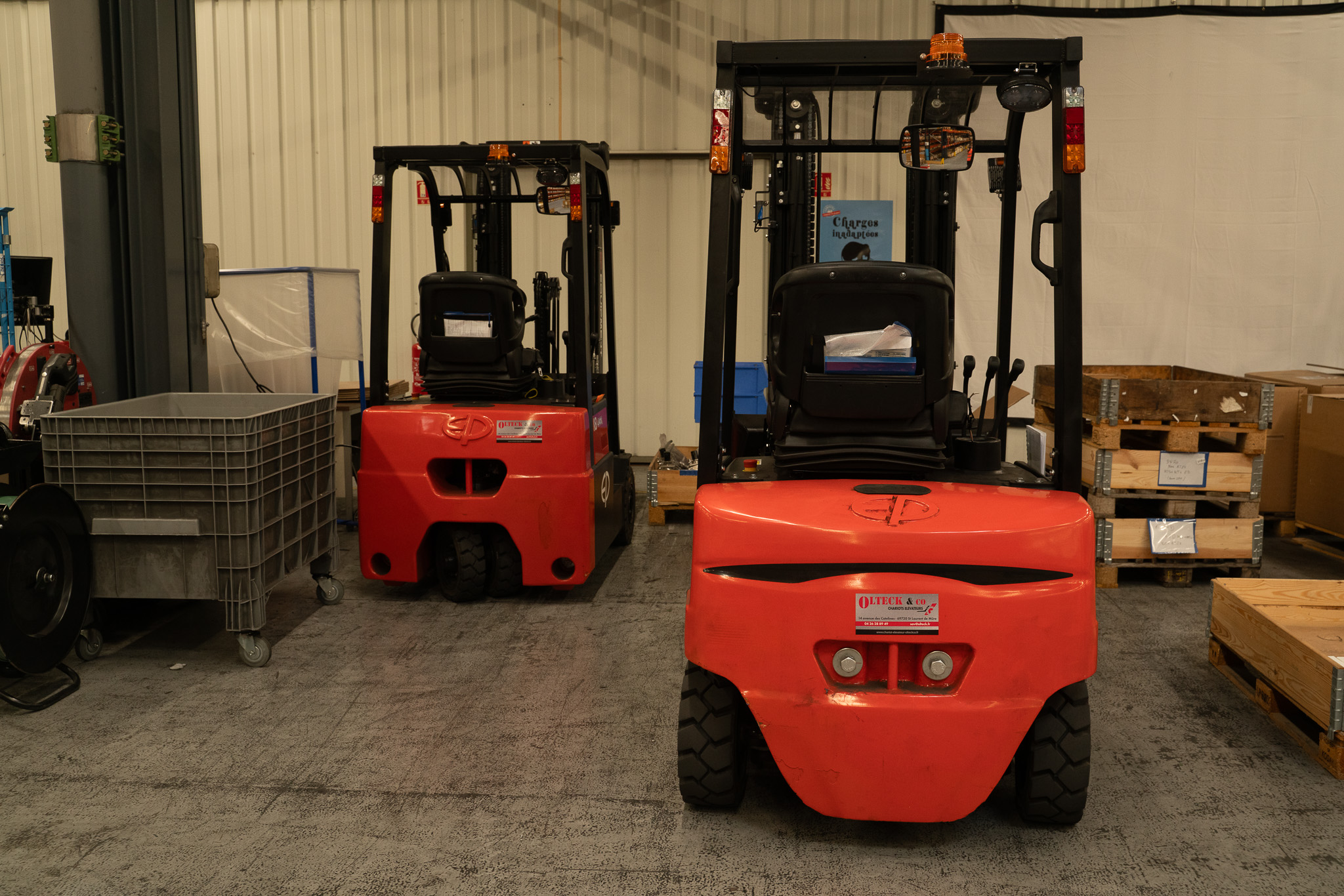 Lithium-ion forklifts by EP.