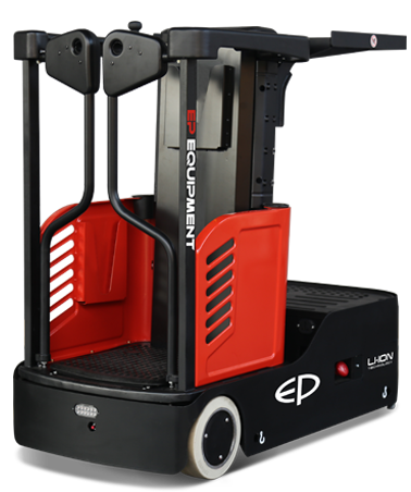 EP's JX0 order picker, with low self weight and compact design.