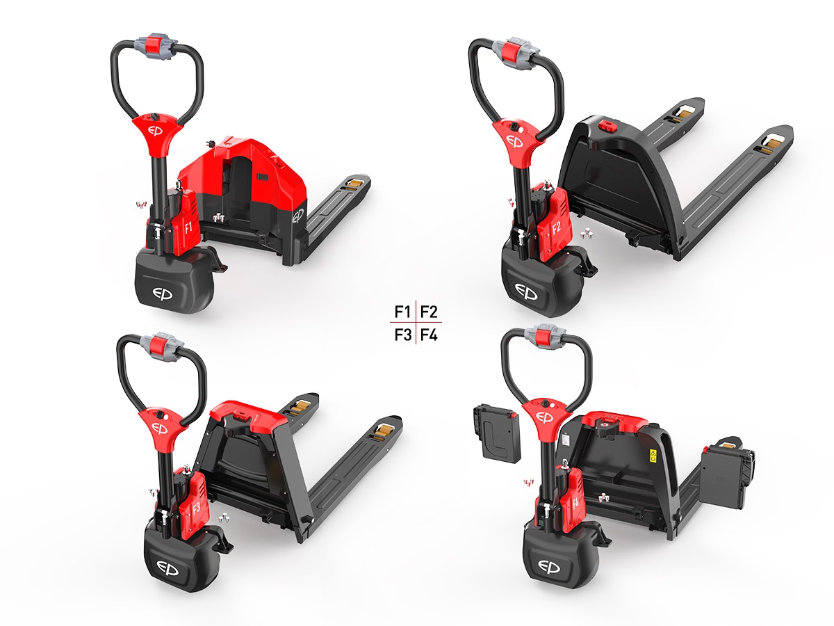 F4 electric pallet truck model by EP.