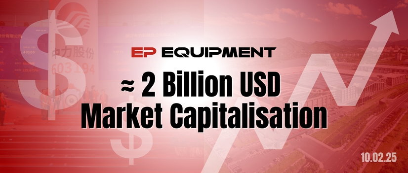 EP Equipment: 2 Billion USD Market Capitalisation